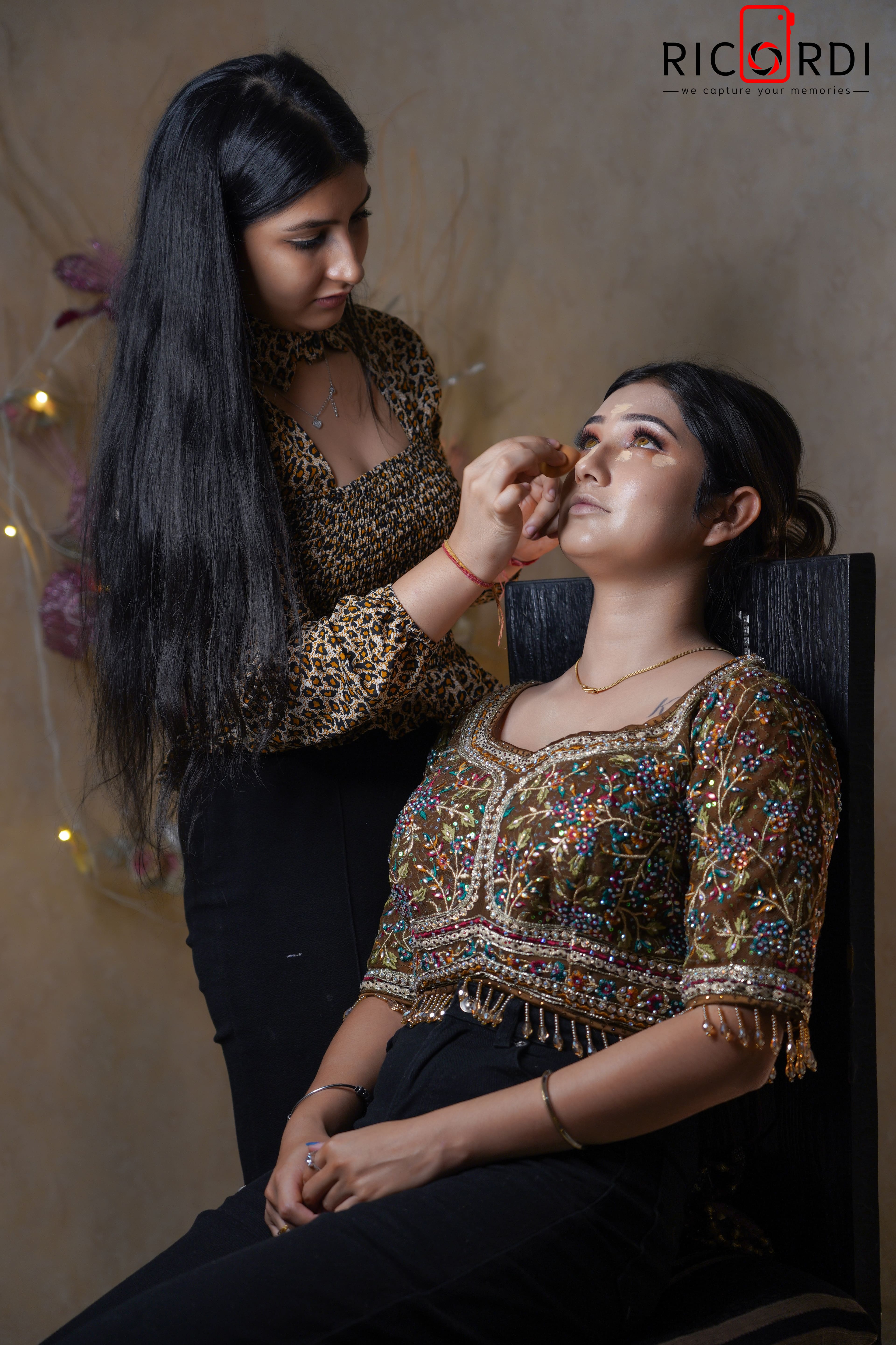 Bridal preparation moment